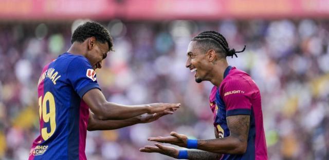 奥尔莫首发，巴萨真快乐